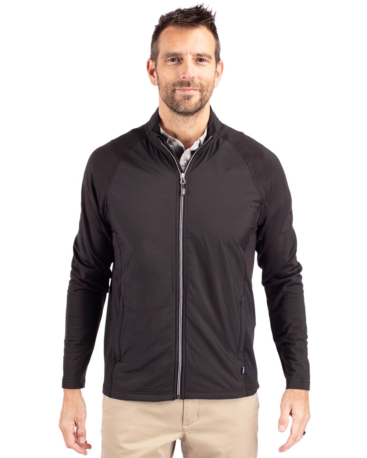 Adapt Eco Knit Hybrid Recycled Mens Full Zip Jacket