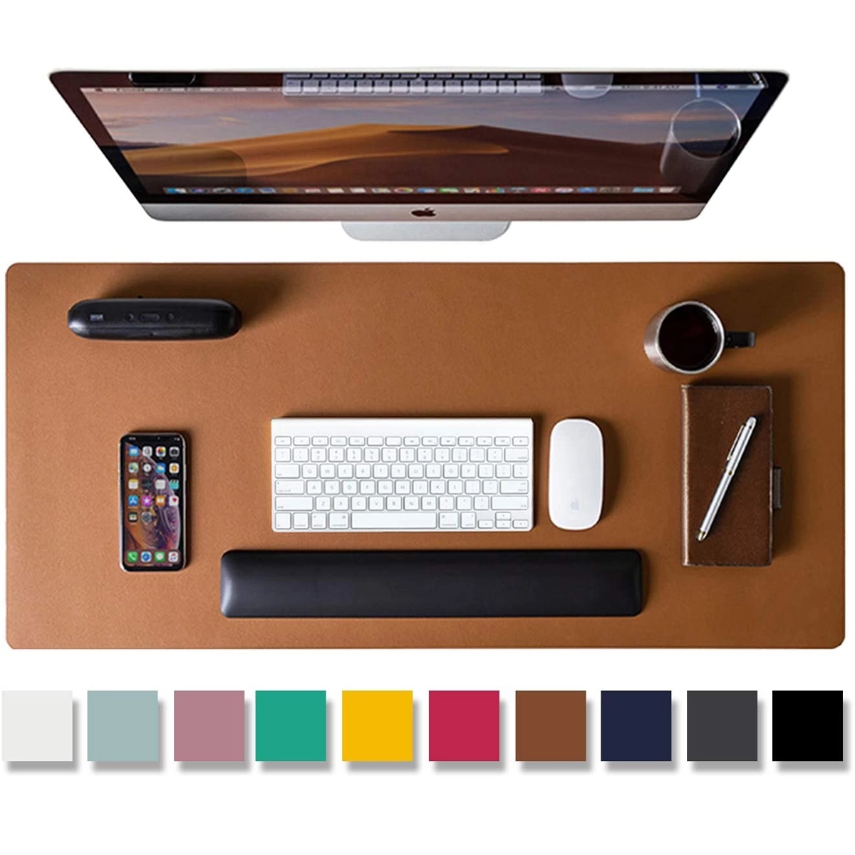 Leather Desk Pad Protector Mouse 5