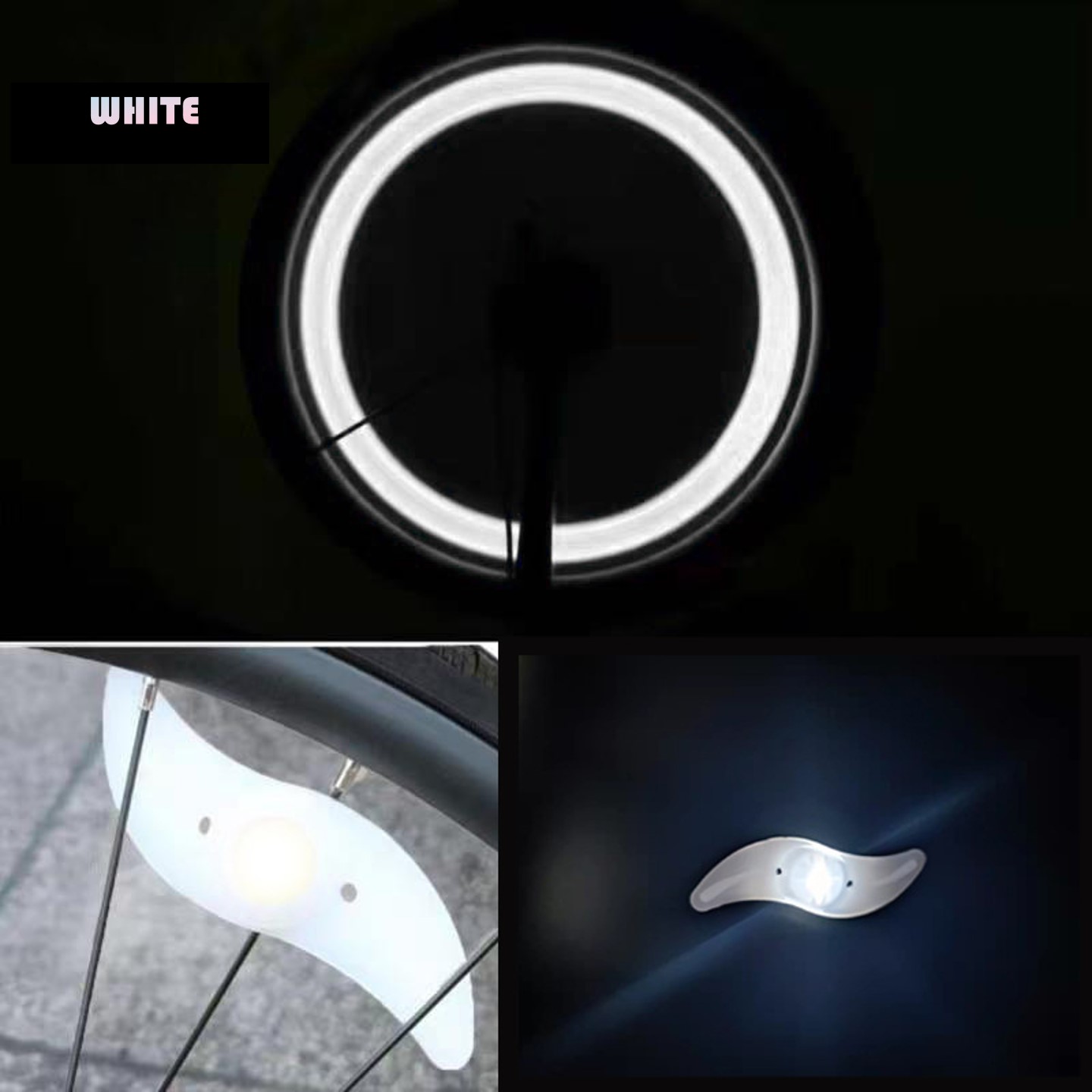 3 Lighting Modes Bicycle Wheel Light 7