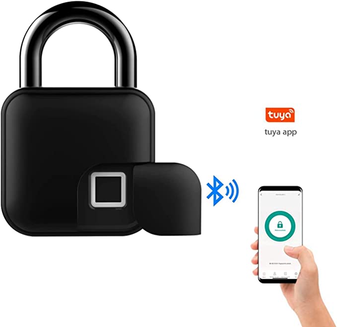 App Remote Control Fingerprint Electronic Lock for Gate/Locker/Luggage/Gym 8