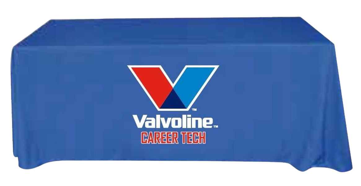 Table Cover 6' Table Throw - Polyester - Custom Printed 5