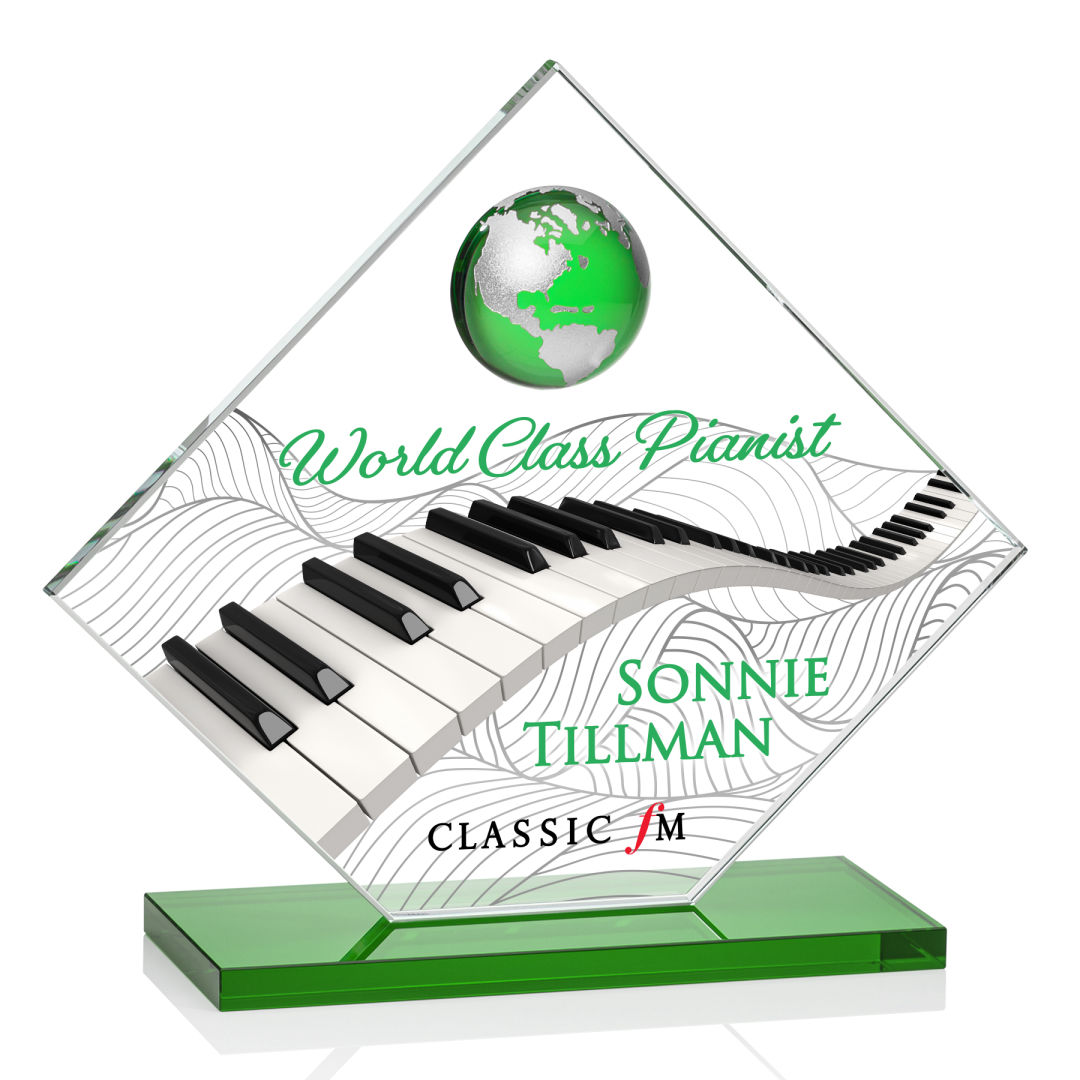 Ferrand VividPrint™ Award - Green/Silver 9