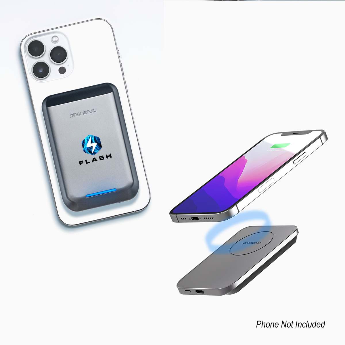 5,000mAh PhoneSuit® Mag Max Wireless Portable Pocket Charger & Battery Pack