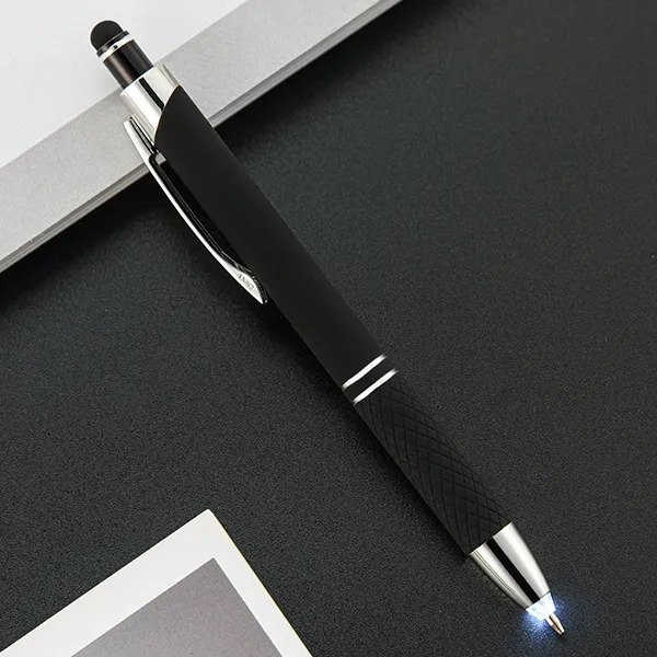 3 in 1 stylus metal pen with flashlight 5