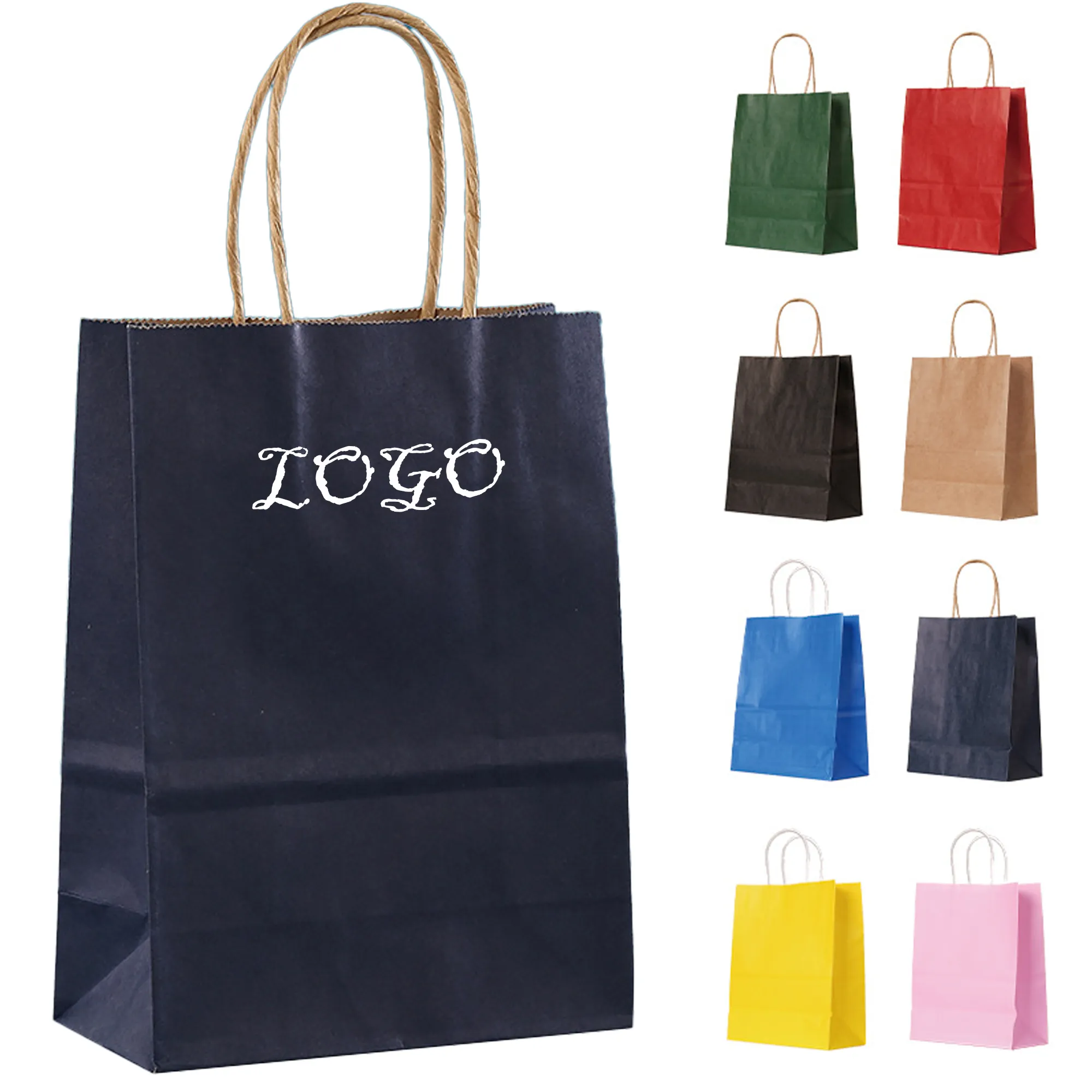 Full-Colors Imprinting Kraft Paper Takeout Bag 1