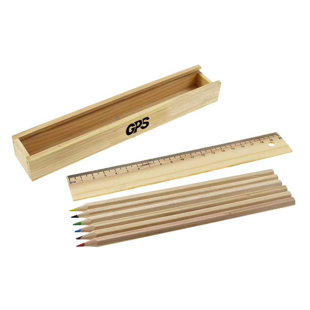 8 1/4 " Pencil and Ruler Set In Box 2