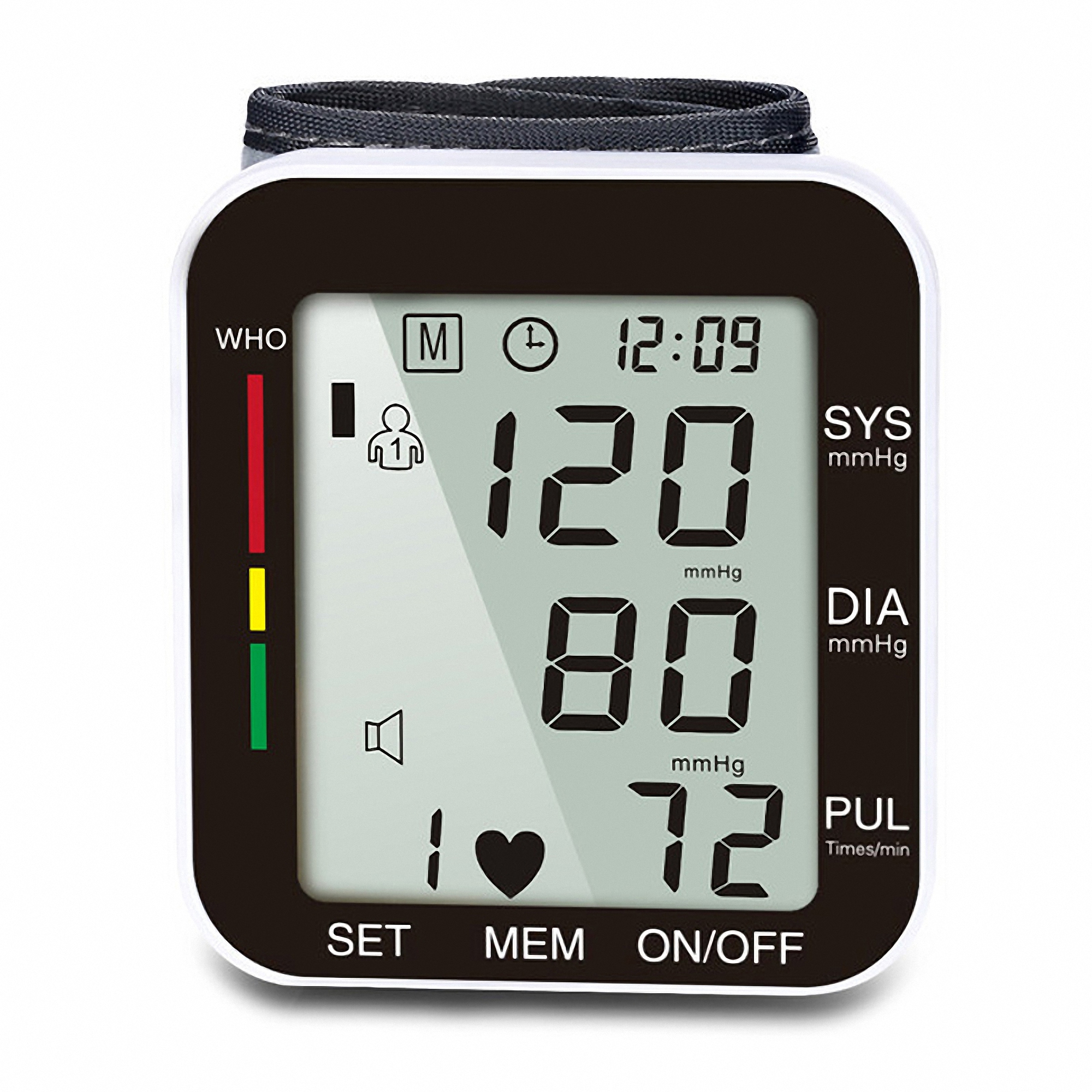 Digital Blood Pressure Monitor Wrist Cuff 3