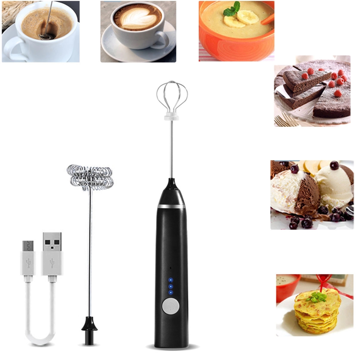 Portable Handheld Milk Frother 5