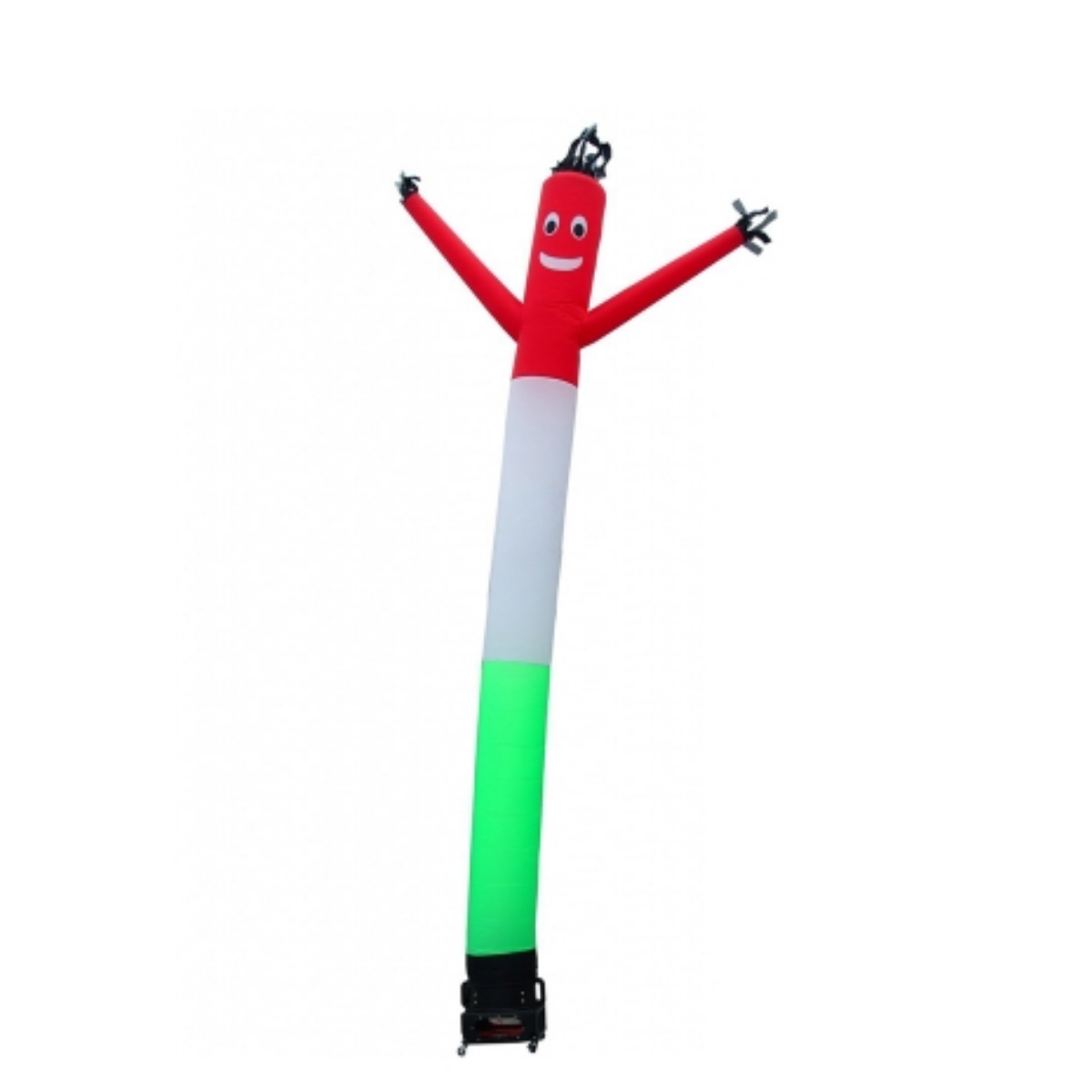 Red White Green Inflatable Tube Man - 20ft with Blower. 2