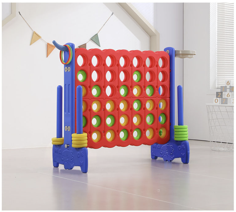4-to-Score Game Set, 4-in-A-Row Jumbo w/Basketball Hoop 6