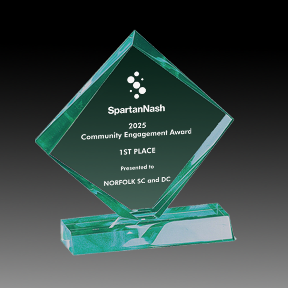Lucite Award With Base 1