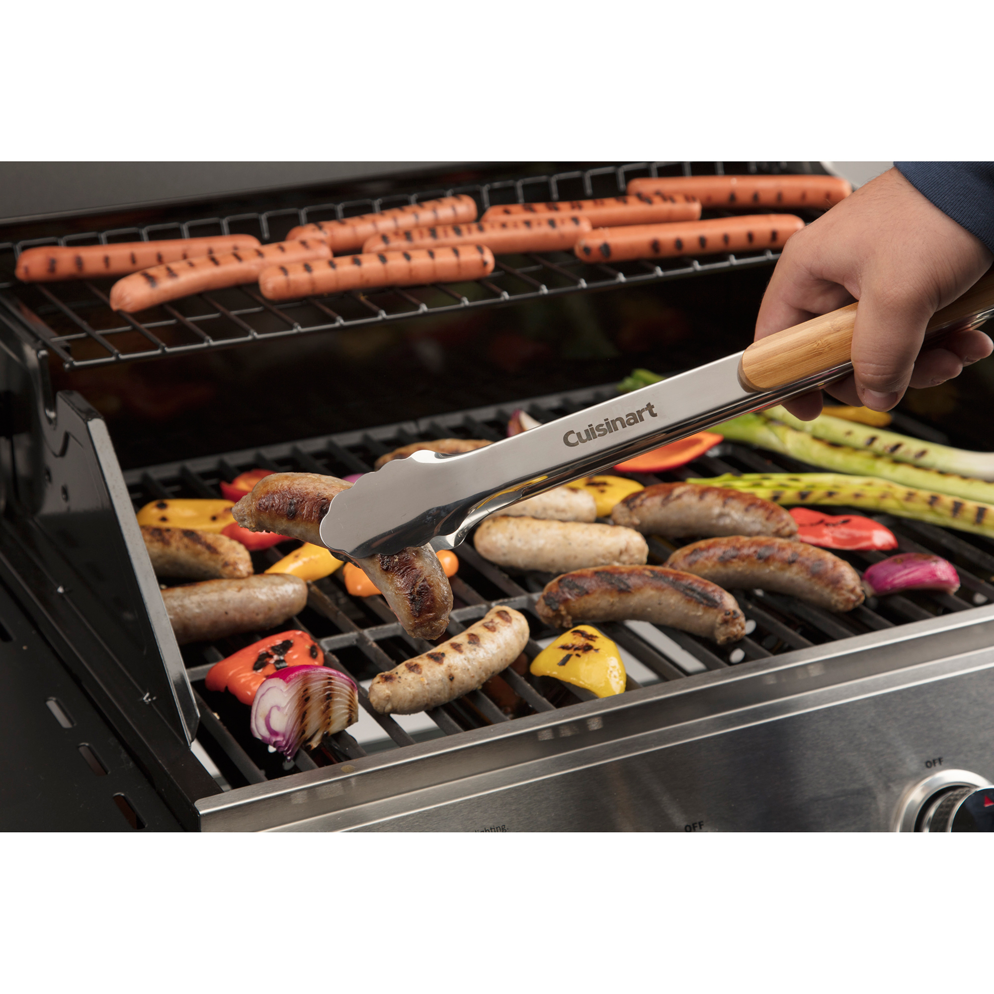 Cuisinart Outdoors® Bamboo 13 PC Grill Tool Set 10