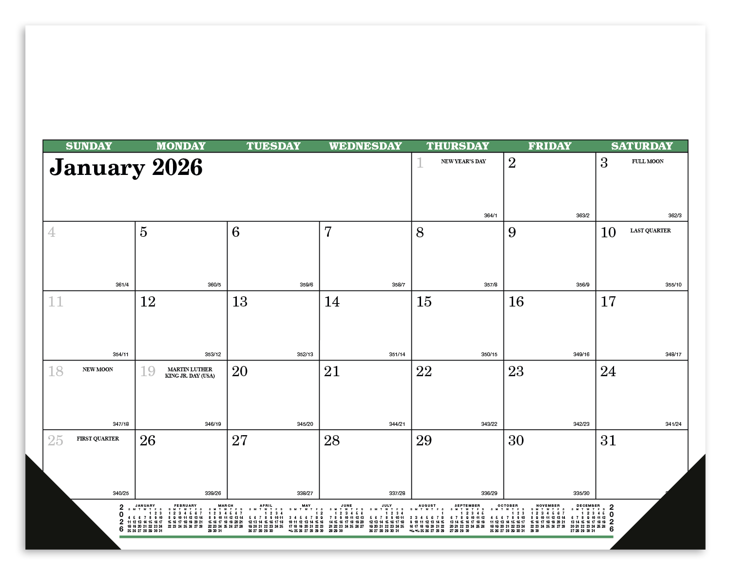 Skinner & Kennedy® Desk Pad Calendar 7