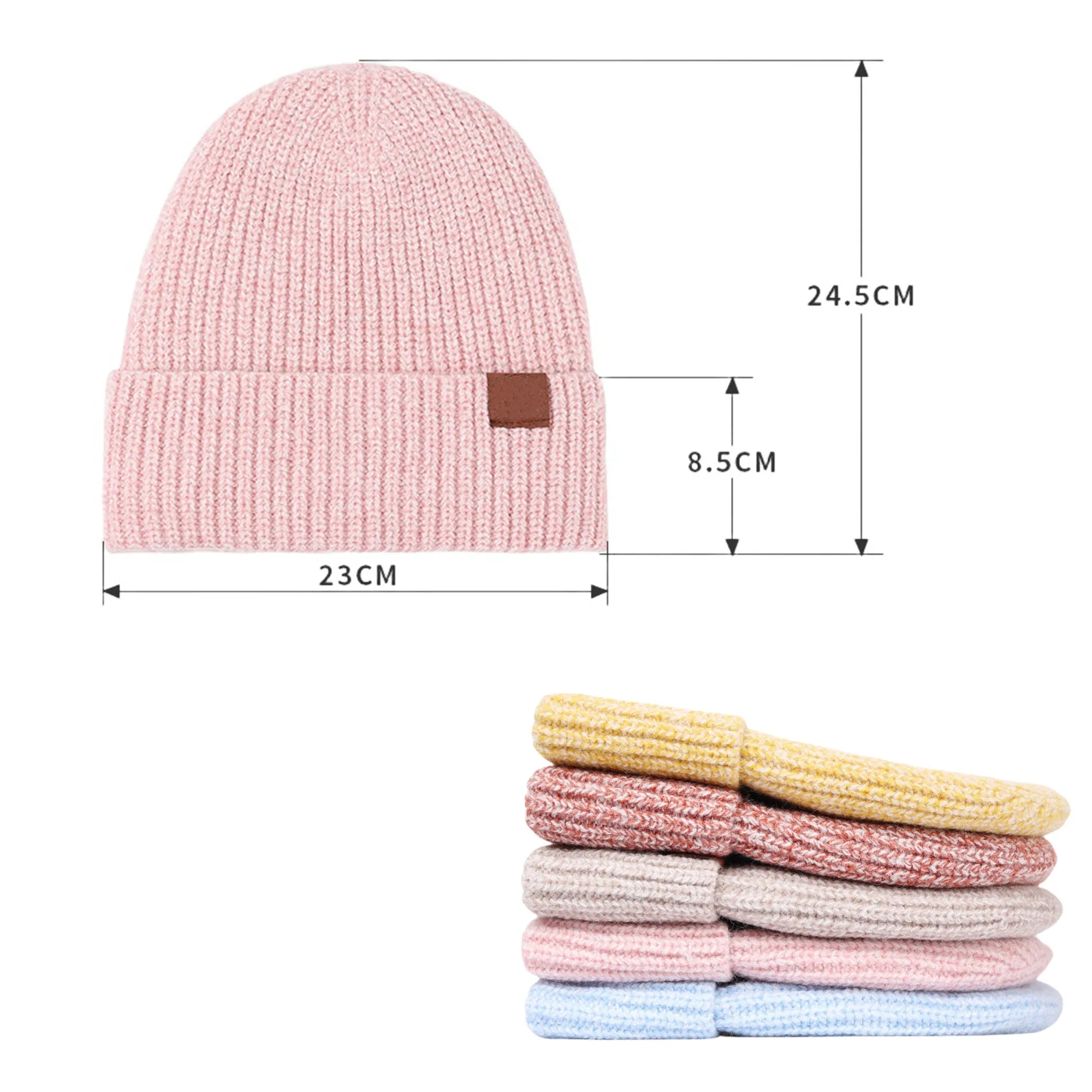 Winter Thick Knit Beanie Hats 2