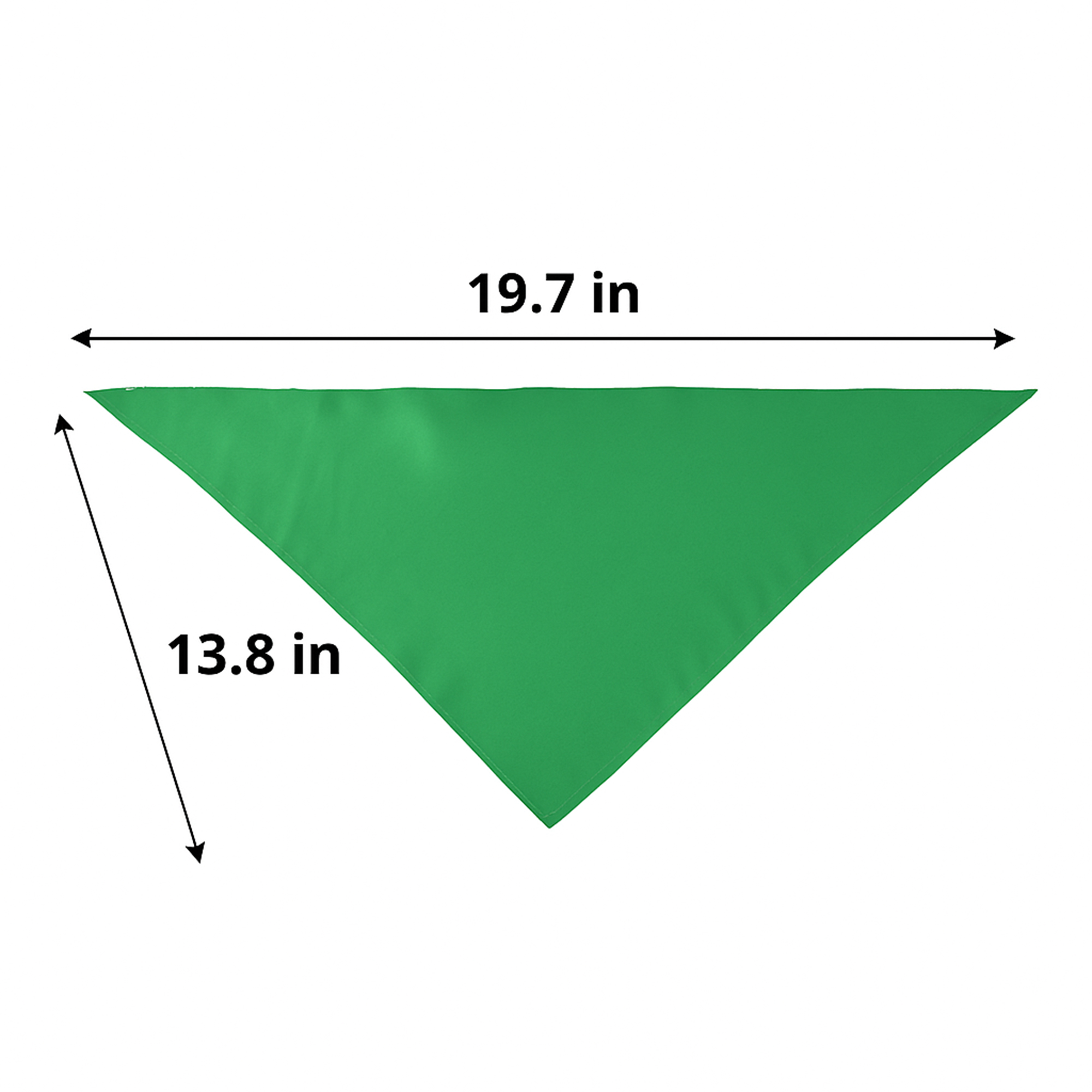 Custom Polyester Triangle Pet Bandana 1