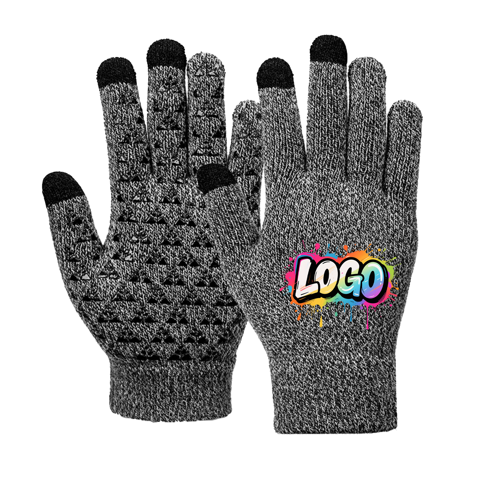 Winter Warm Knit Touchscreen Gloves 2