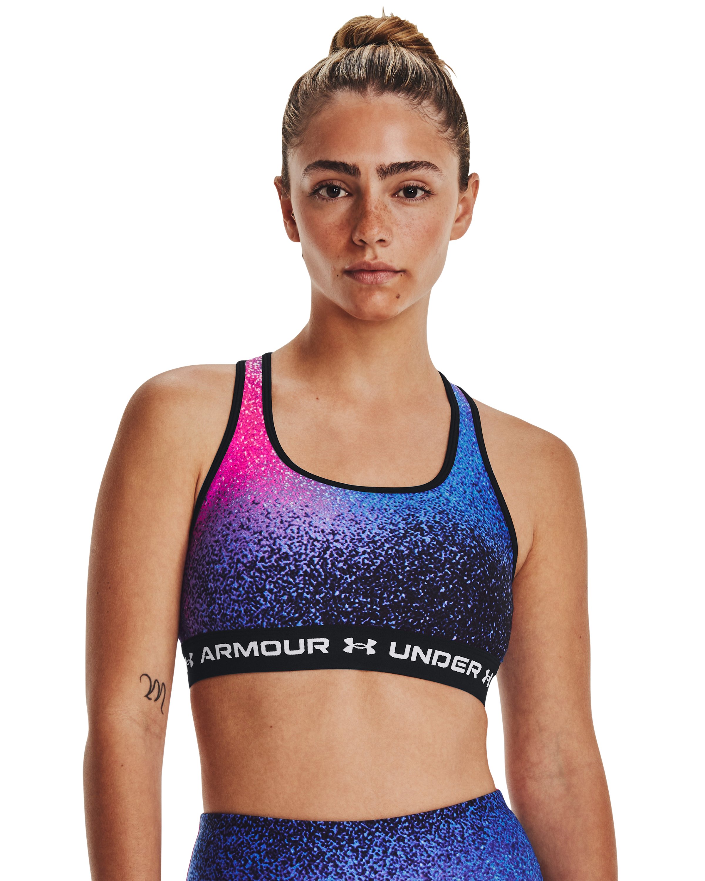 Crossback Mid Printed Women's Sports Bra 17