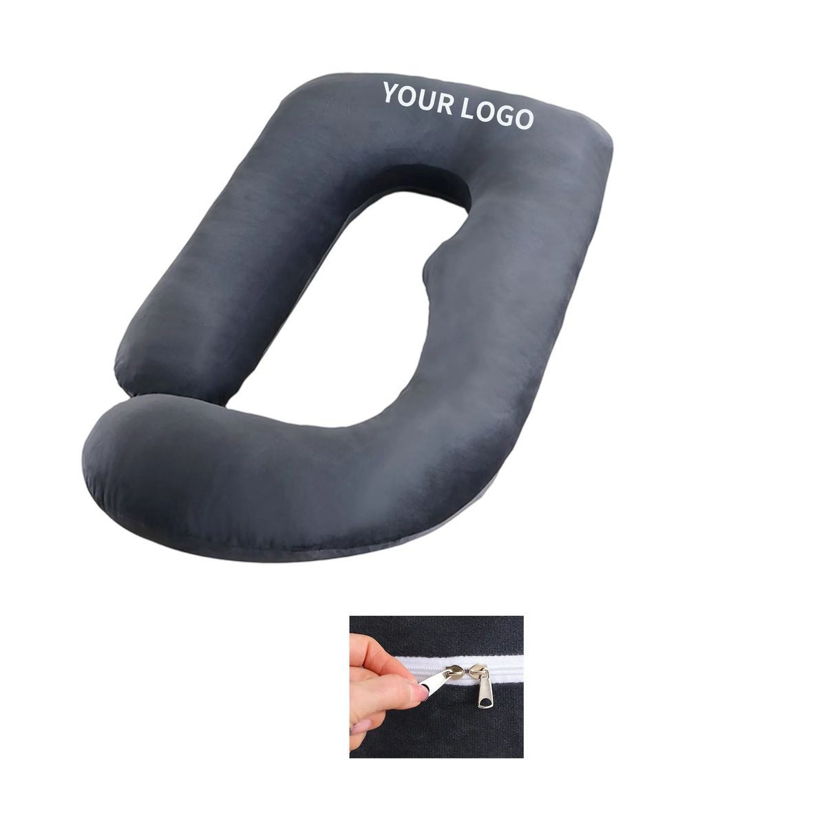 Brushed Velvet Pregnancy Pillow 2