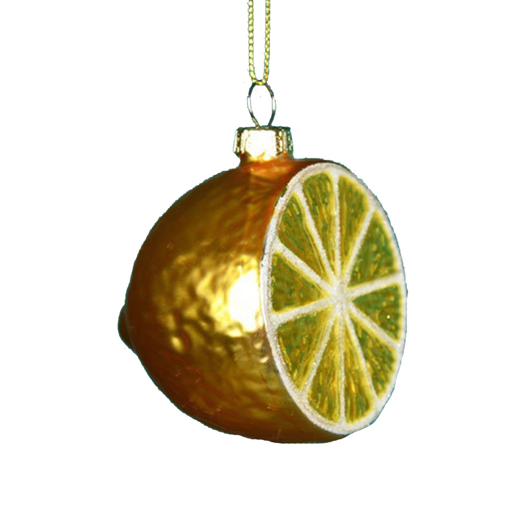 Glass Christmas tree vegetables and fruits hanging ornaments 2