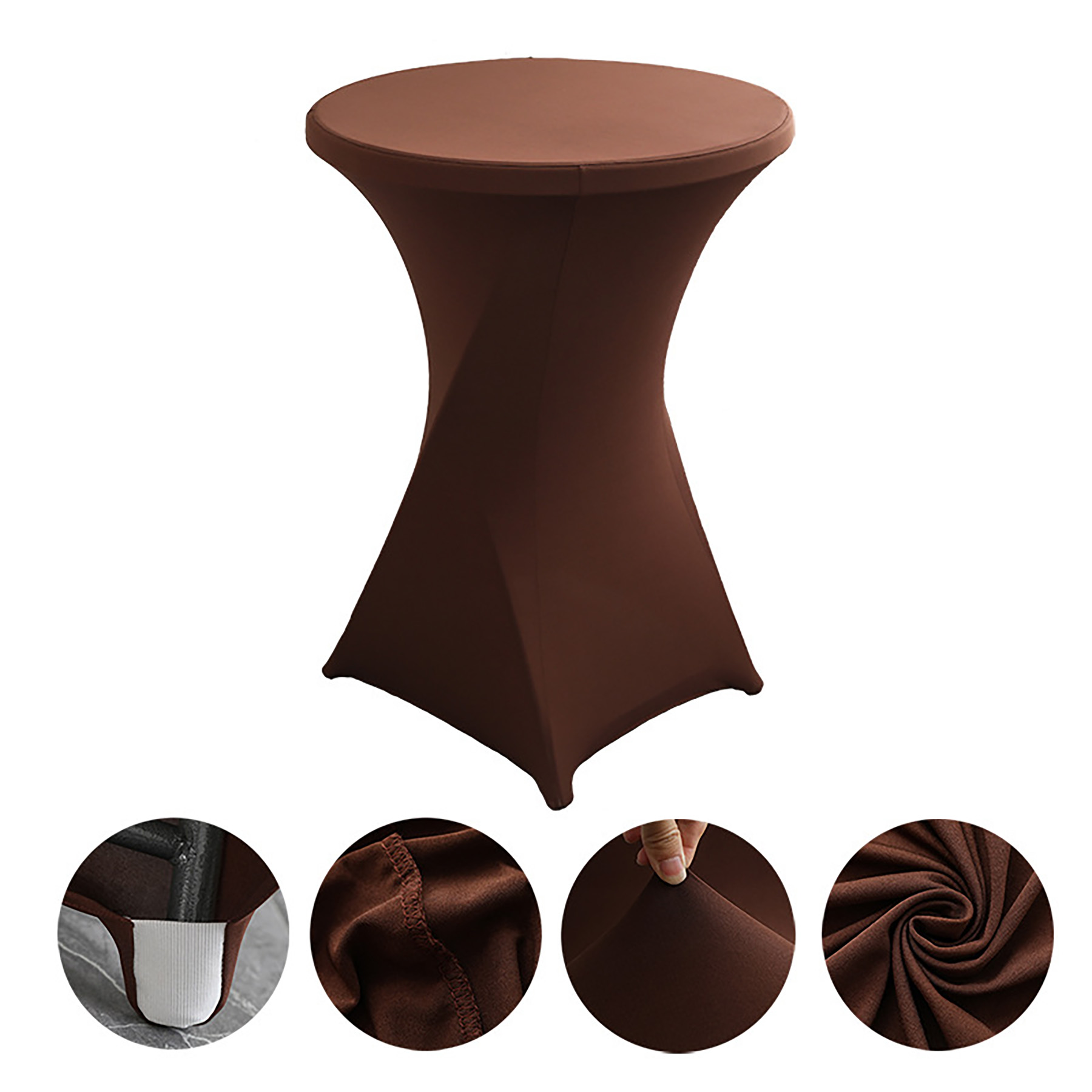 Round Elastic Table Cover 24