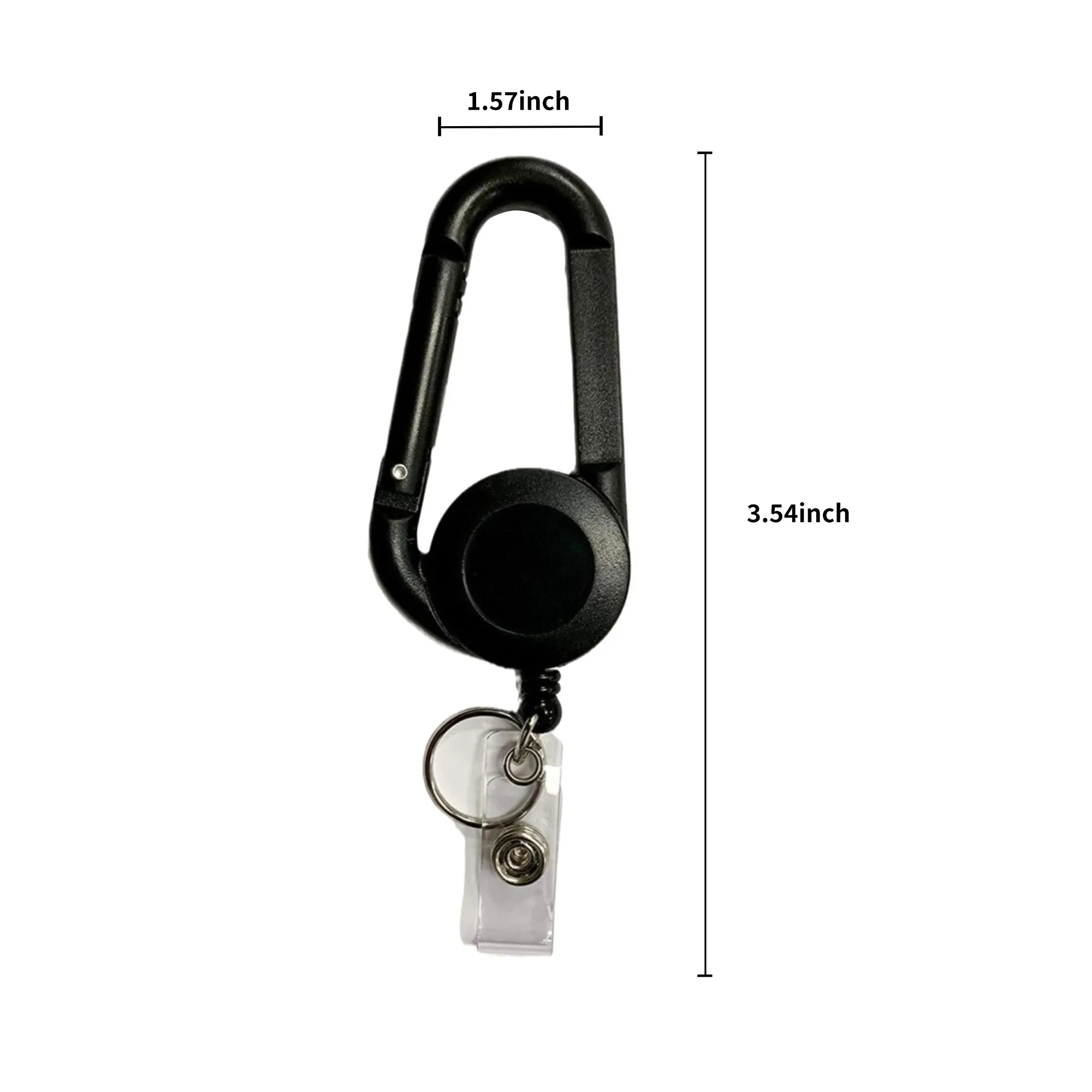 Outdoor Retractable Badge Clip with Durable ABS Body 1