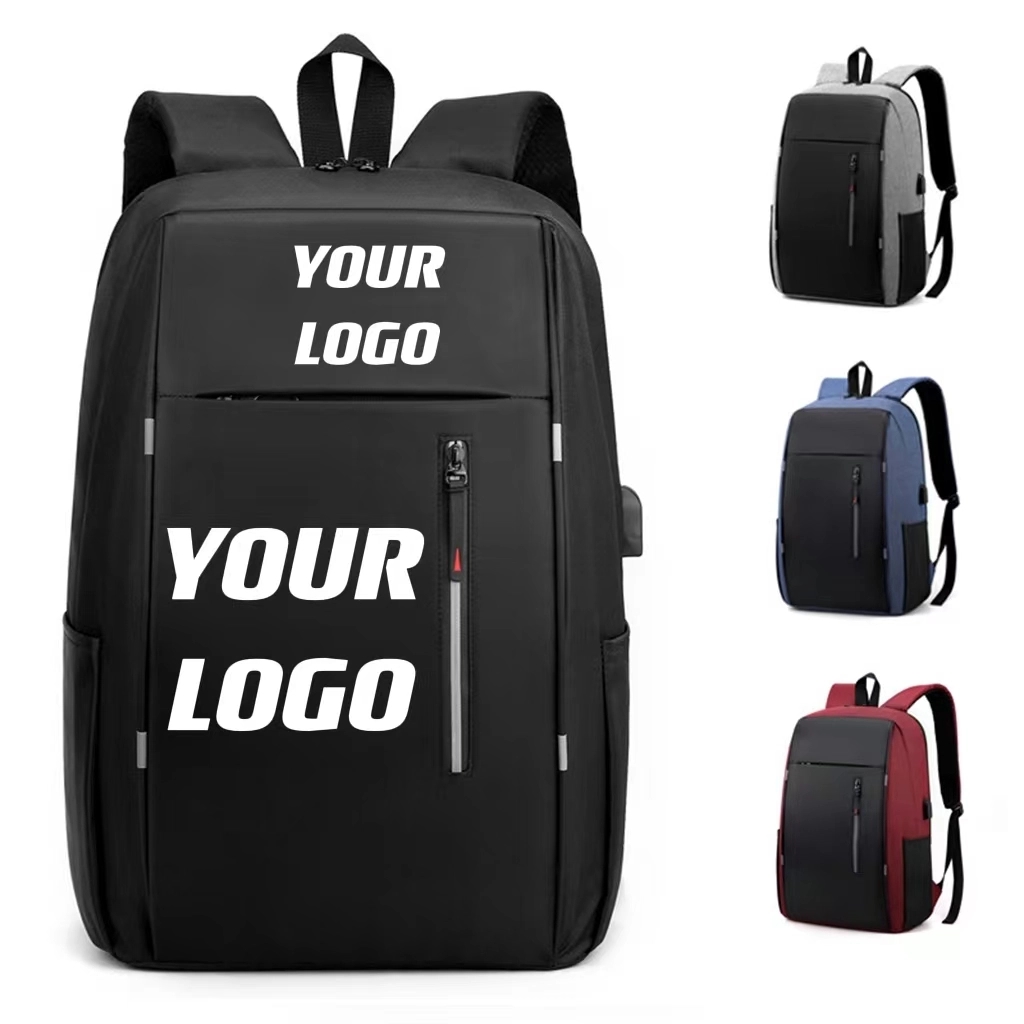 Laptop Backpack With USB Charging Port Fit 15.6 " Notebook 4