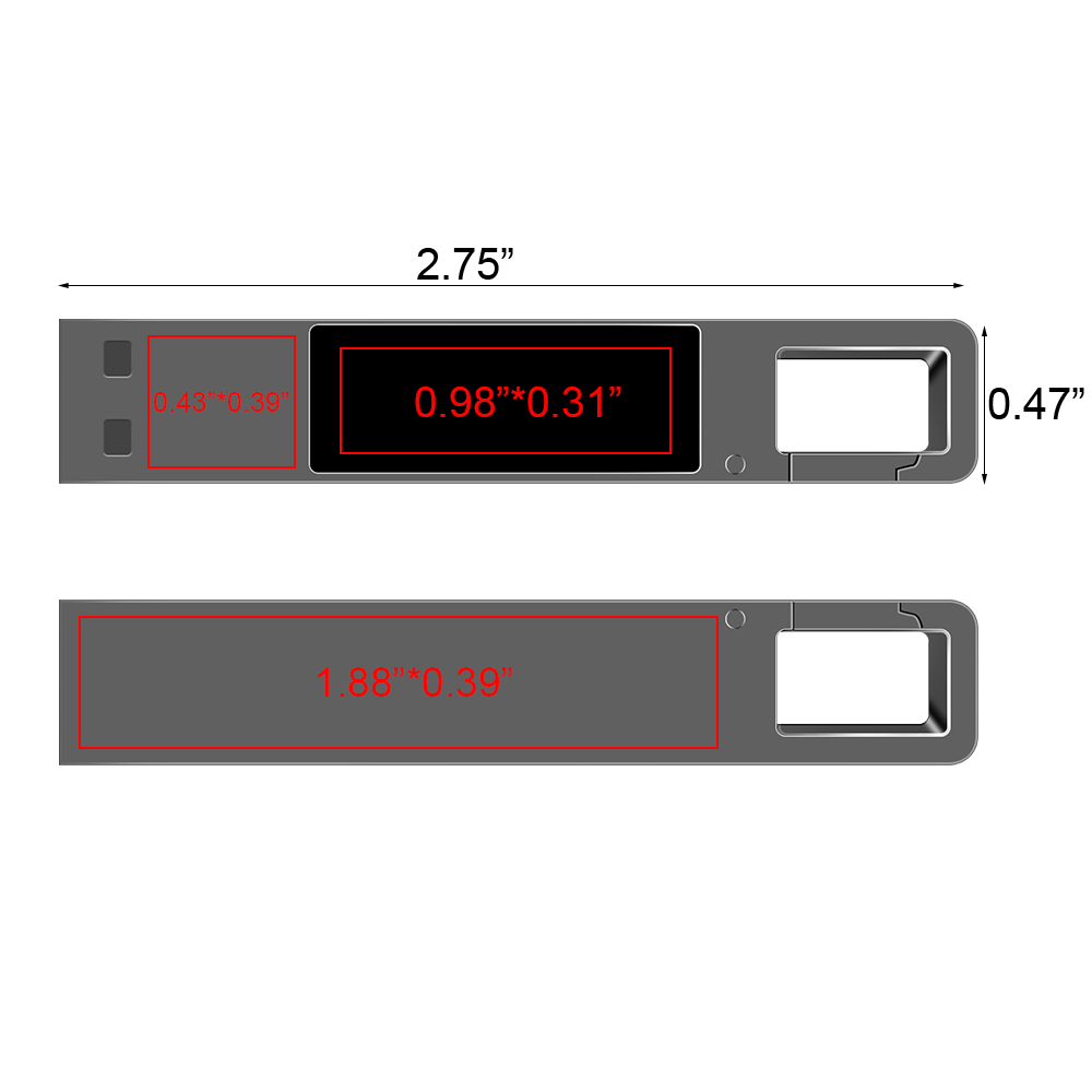 Clearing Light-Up USB with Hook