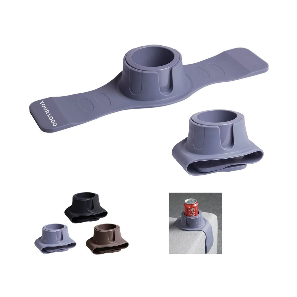 Silicone Cup Holder with 16 Inch Wide Adjustable Body 2