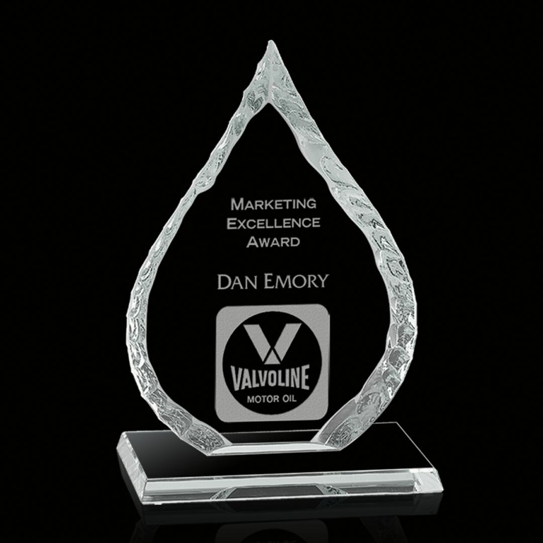 Iceberg Oil Drop Award on Base - Starfire 5