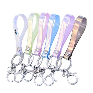 Chic Shine PVC Organizer Keychain Key Ring With Band 8