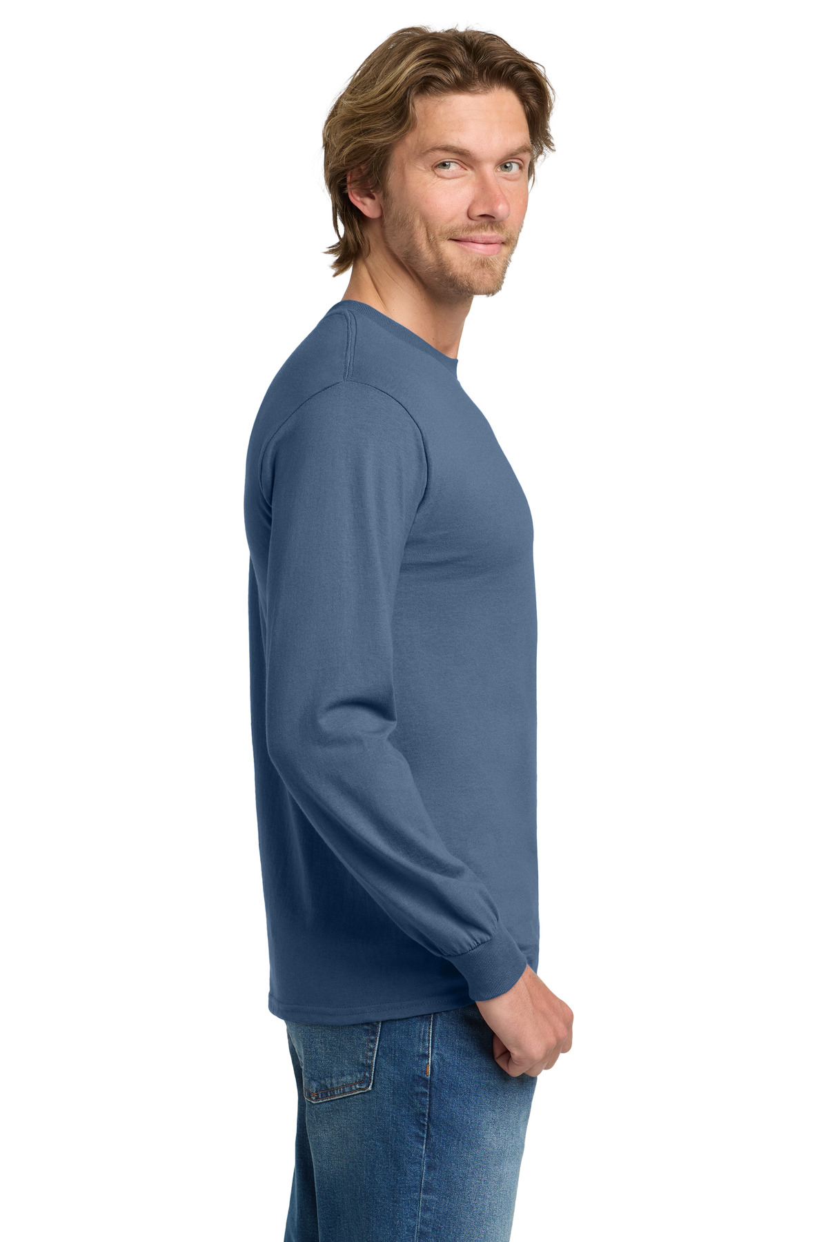 Gildan - Heavy Cotton 100% Cotton Long Sleeve T-Shirt. 5400 43