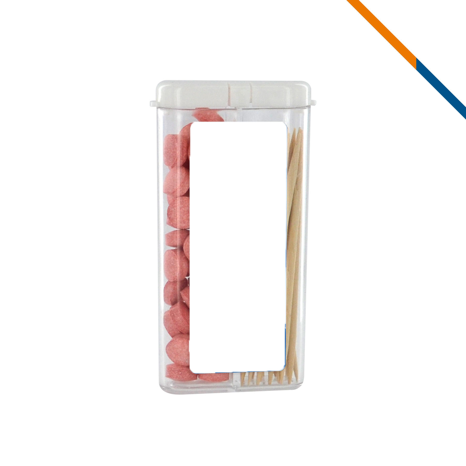 SnapPick Rectangular Flip Top Mints And Toothpicks 9