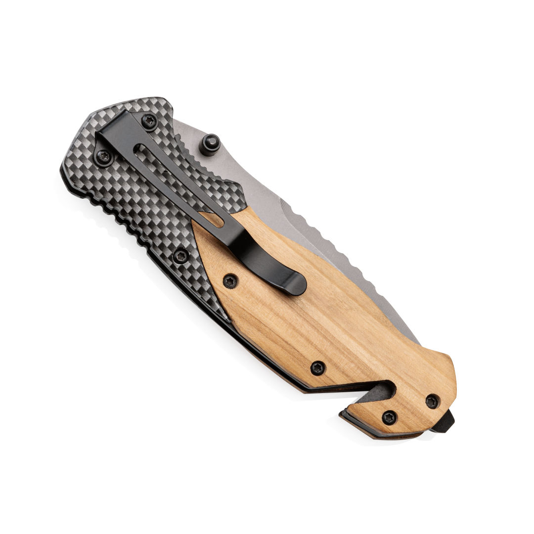 Raghorn Olive Wood Pocket Knife 4