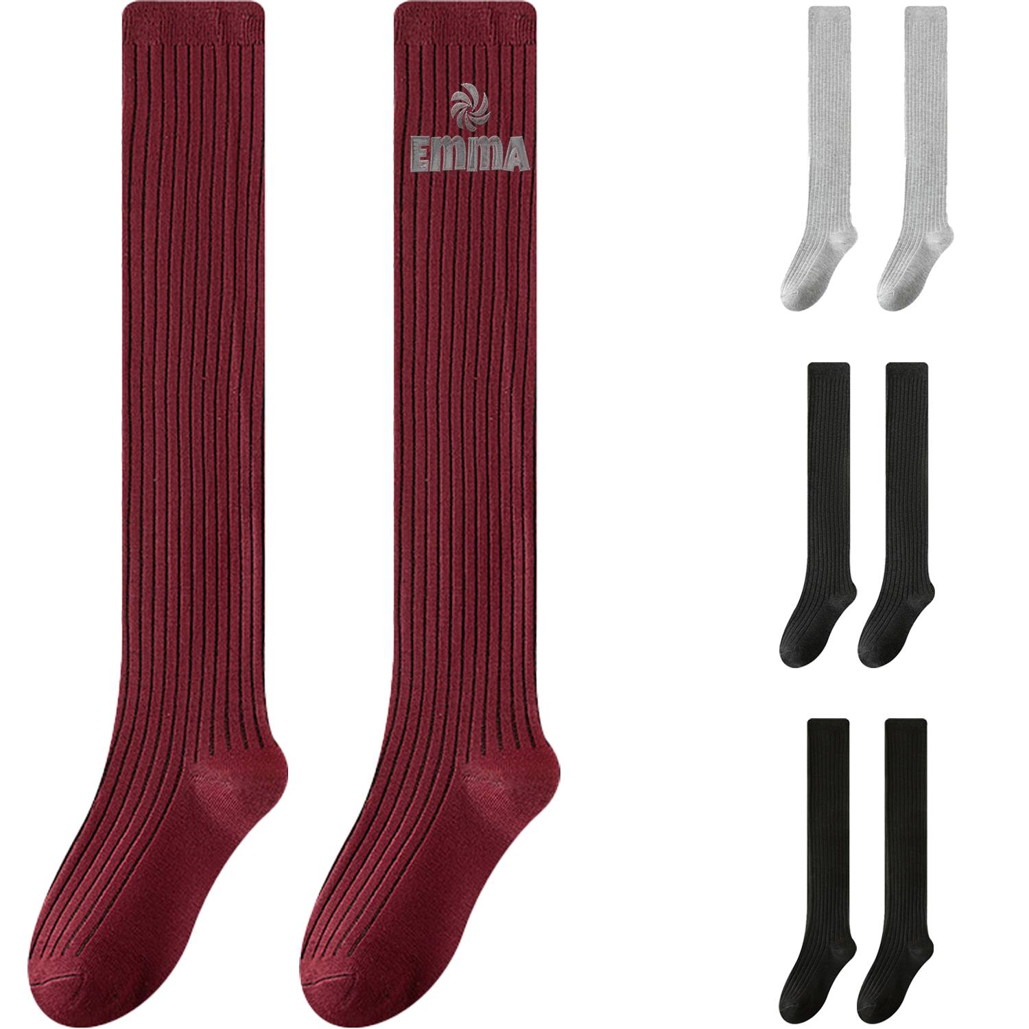 Knit Women Over Knee Socks Thigh High Stocking 2