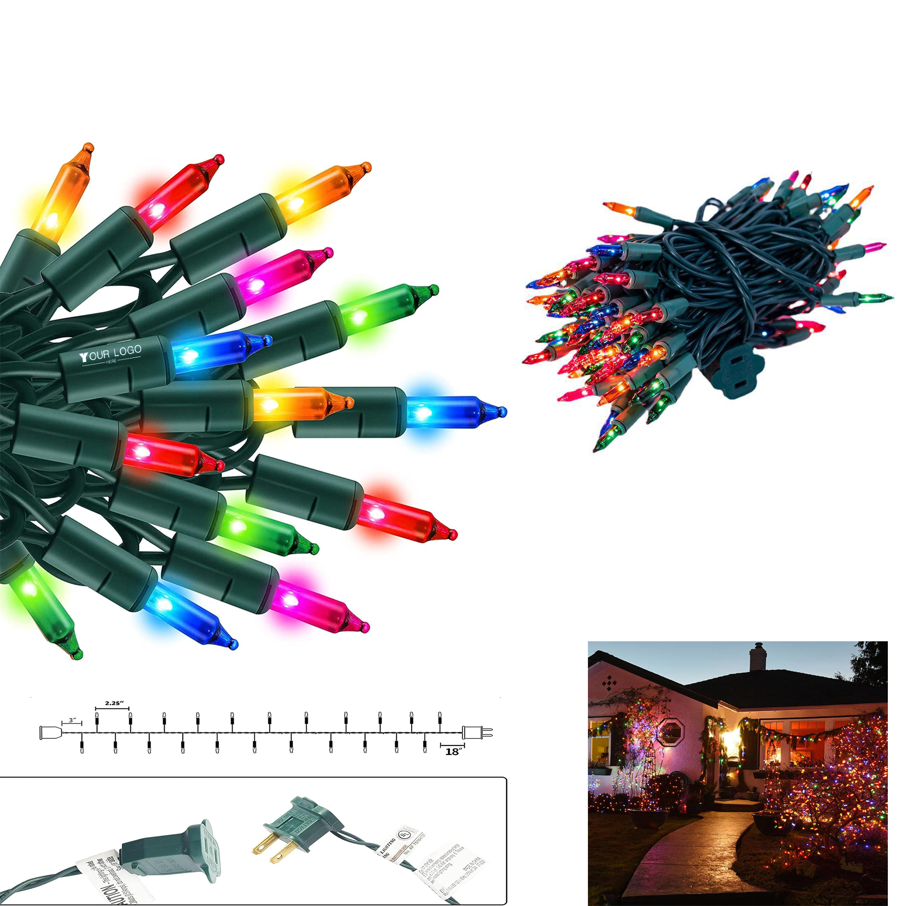 Multi Color Christmas Tree Light 2