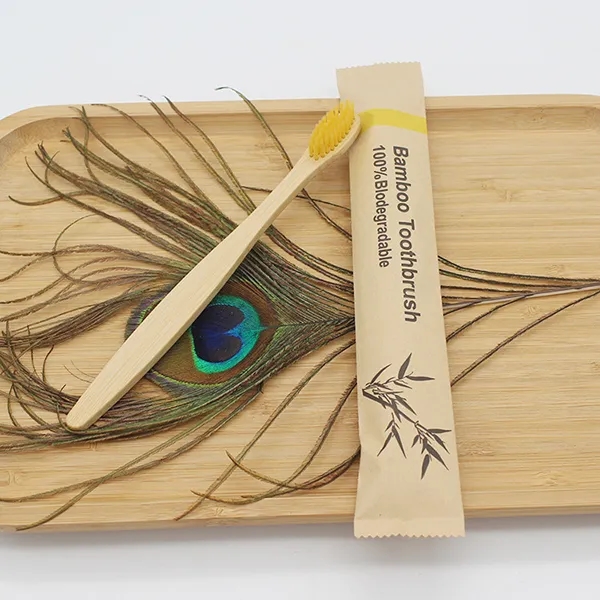 Promotional bamboo toothbrush 2