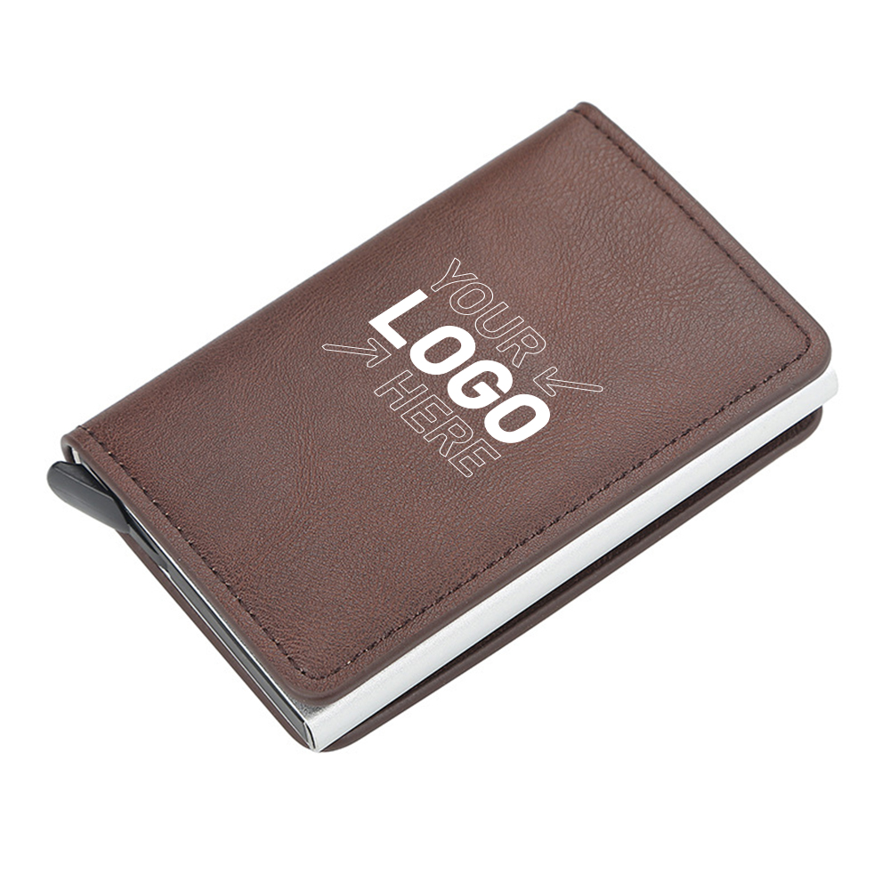 RFID Slim Wallet Pop-up Credit Card Holder With Money Clip 5