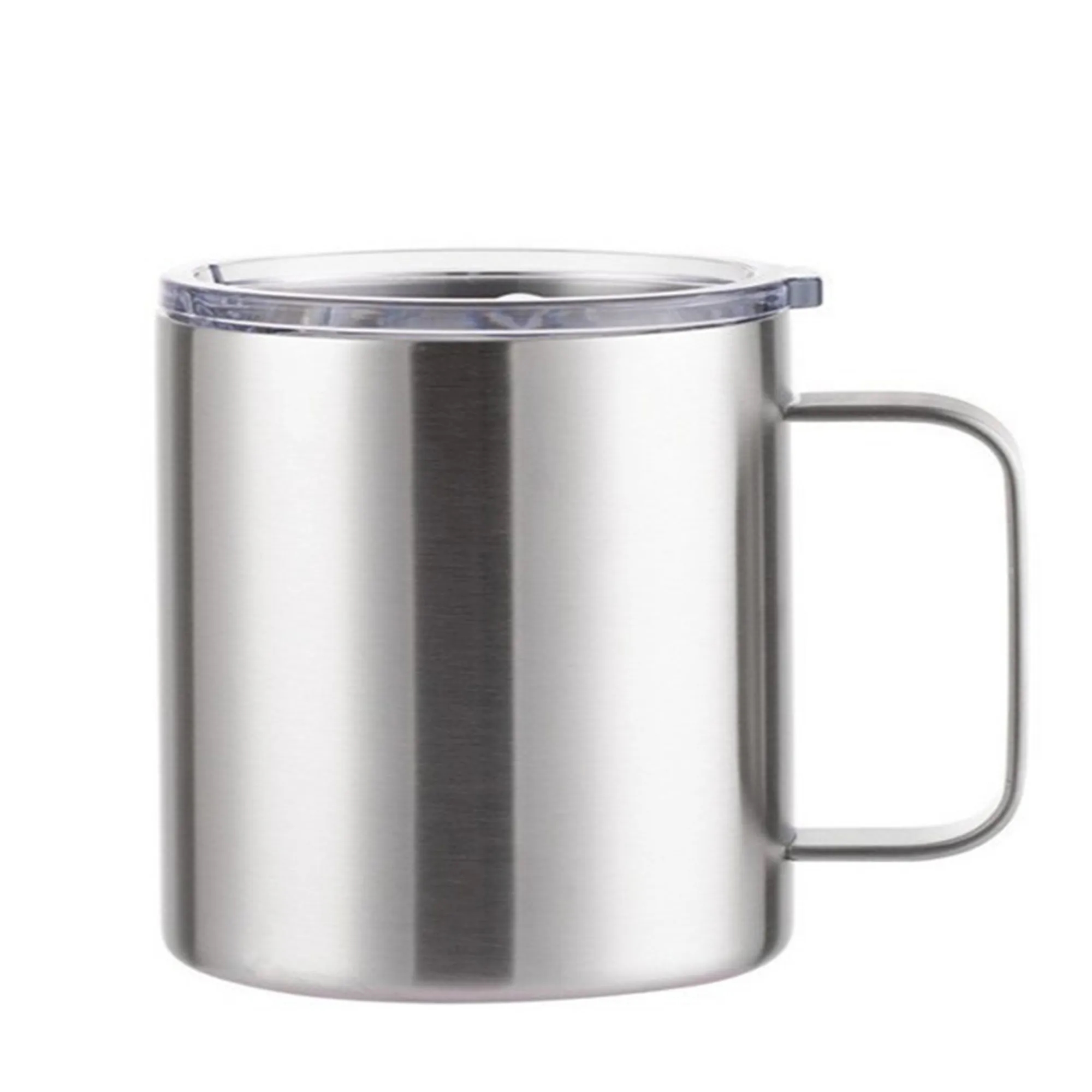 14oz Double Wall Stainless Steel Insulated Mug with Handle 14