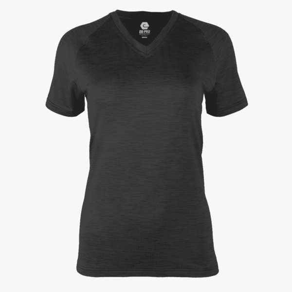 #L128 / Imperial Space Dye Women's V-Neck Tee 3