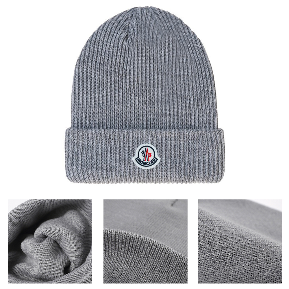 Ribbed Knit Cap with Cuff 2