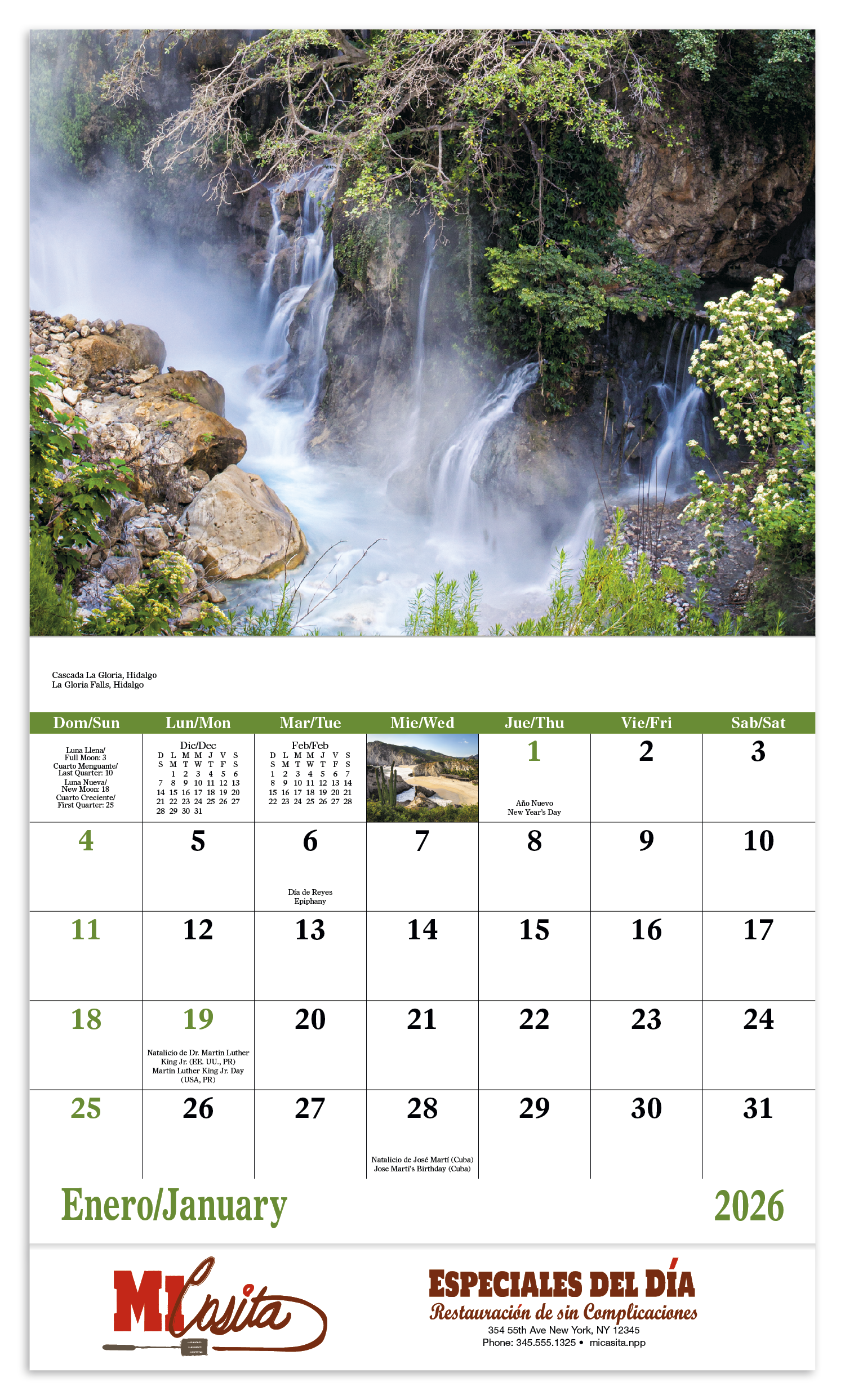 Good Value™ Mexico - Stapled Calendar 4