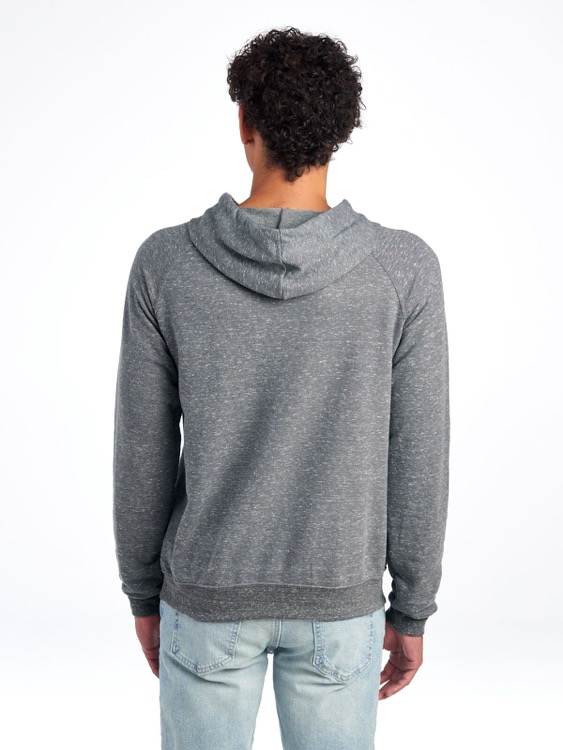 JERZEES Snow Heather Ring-Spun Unisex Raglan Hood, custom hoodie or sweatshirt with logo imprint 18
