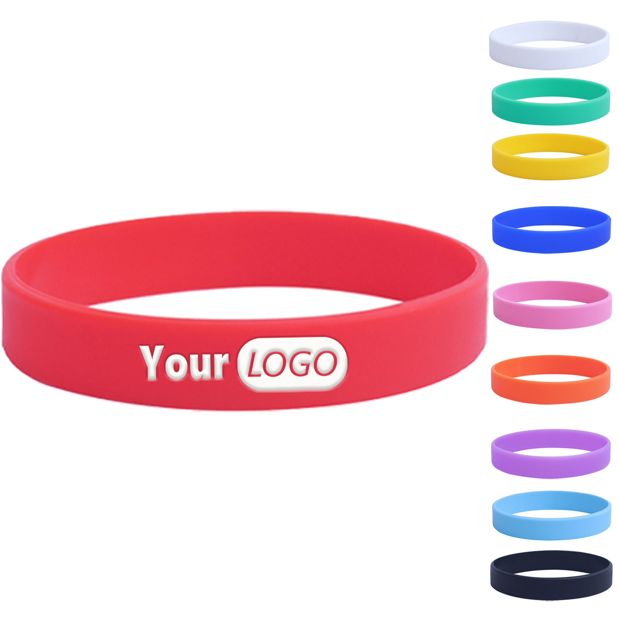Custom Engraved Silicone Wristband 8