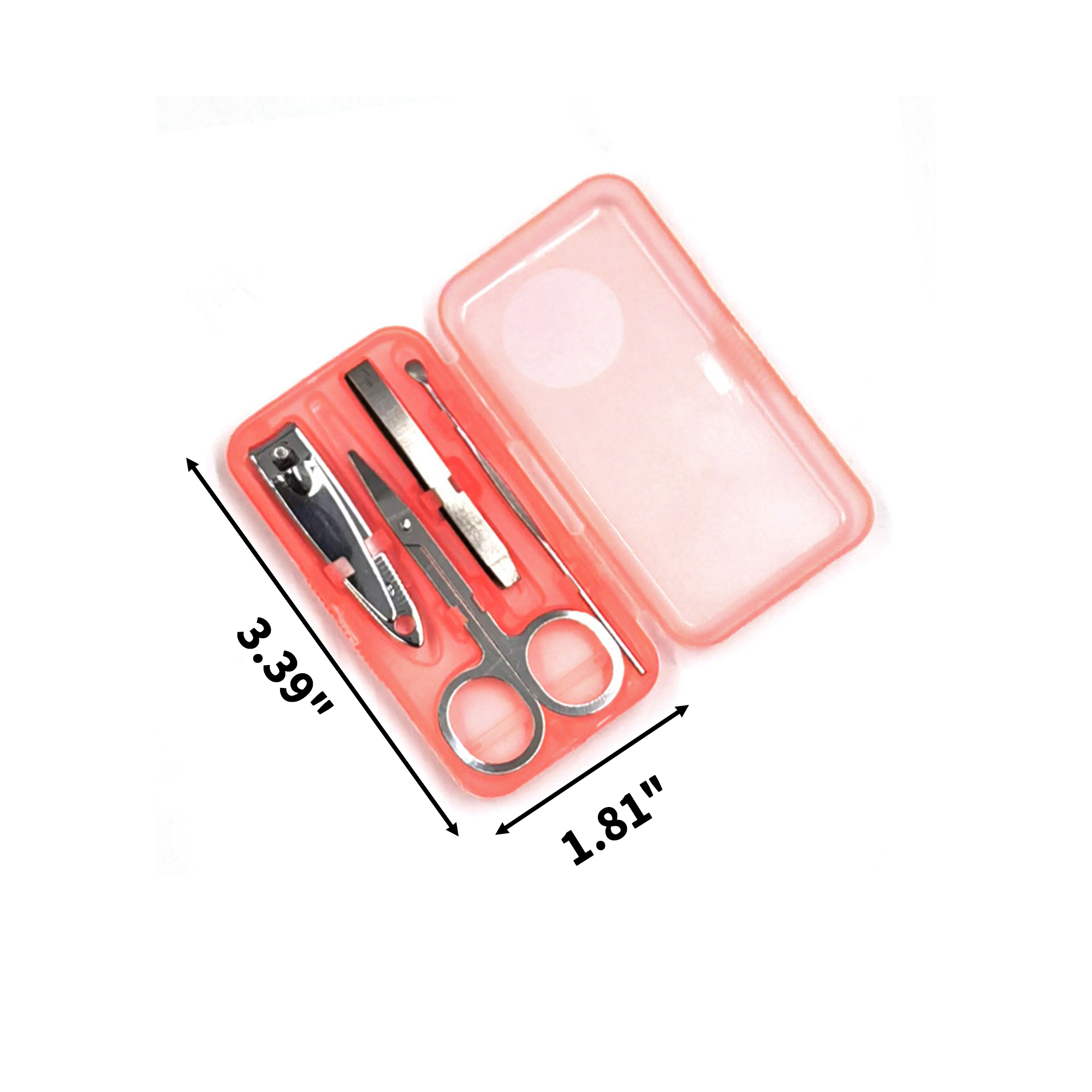 Compact Stainless Grooming Tool Set With Case 7