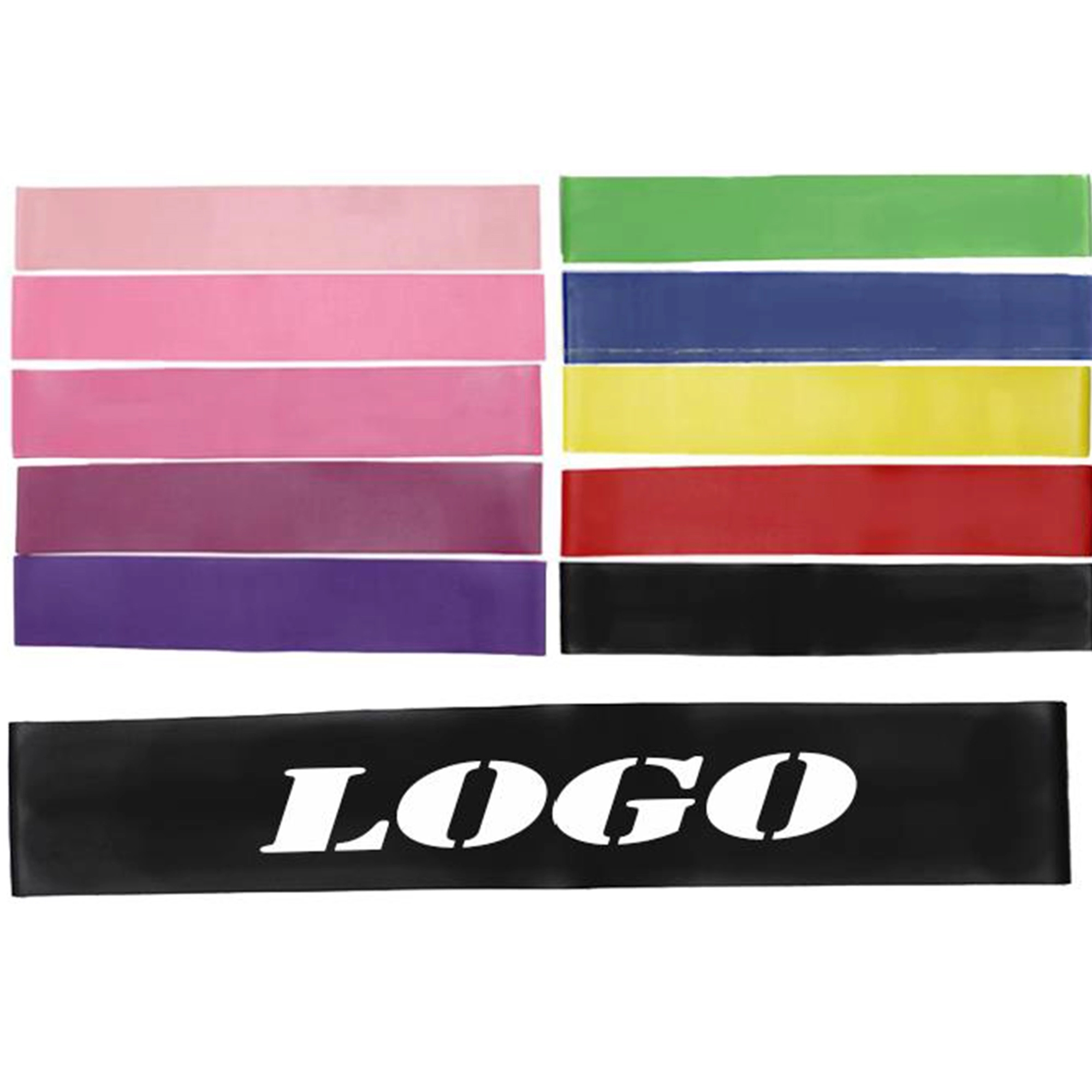 5pcs Resistance Exercise Bands Set with Bag 5