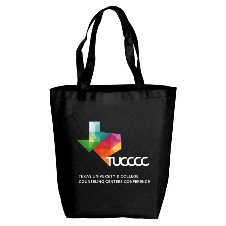 15"W x 14"H x 5"Gusset - "CORAL ECONOMY" Grocery and Shopping Tote Bag 7
