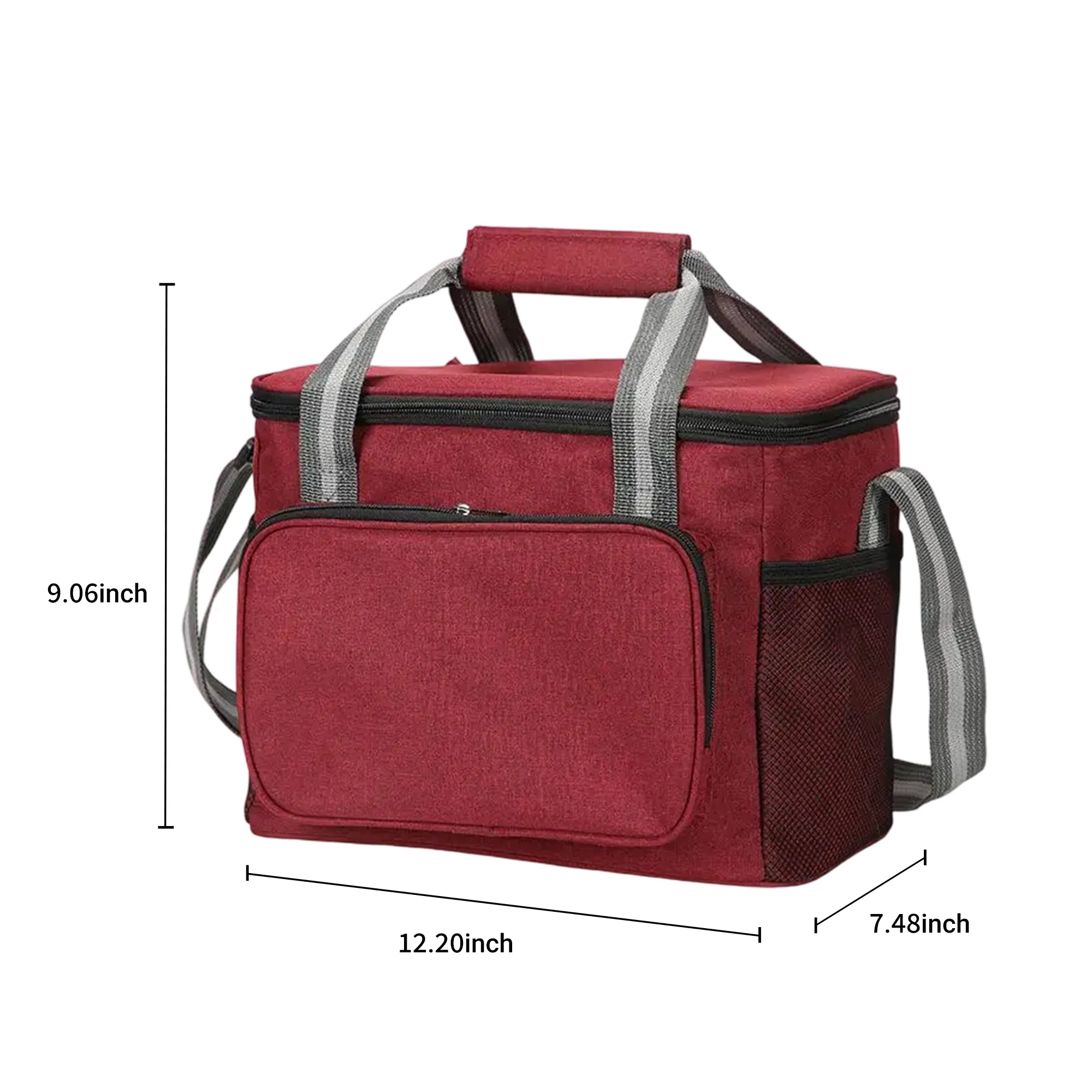 Spacious Thermal Tote with Smooth Zipper 4