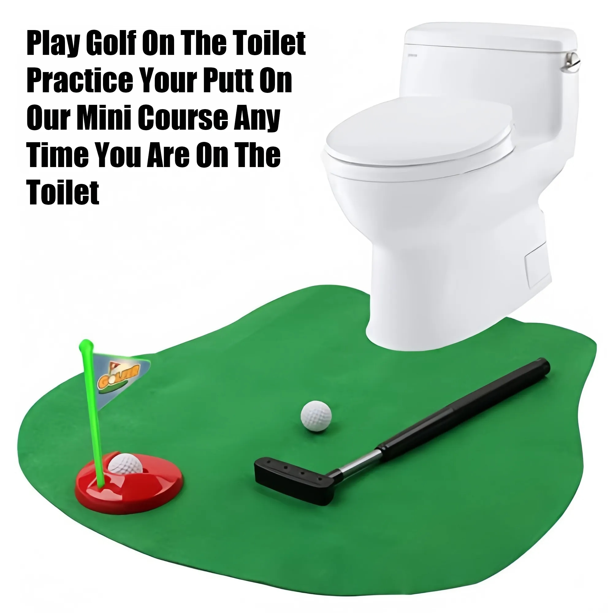 Toilet Golf Game Set 5