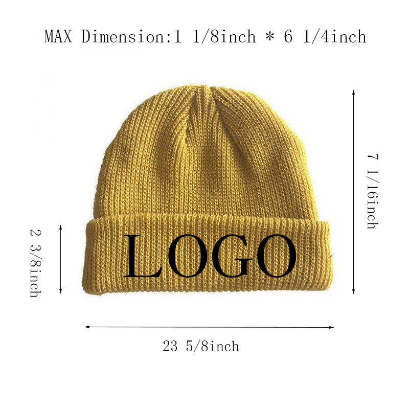 Solid Color Warm Knitted Brimless Hat 3
