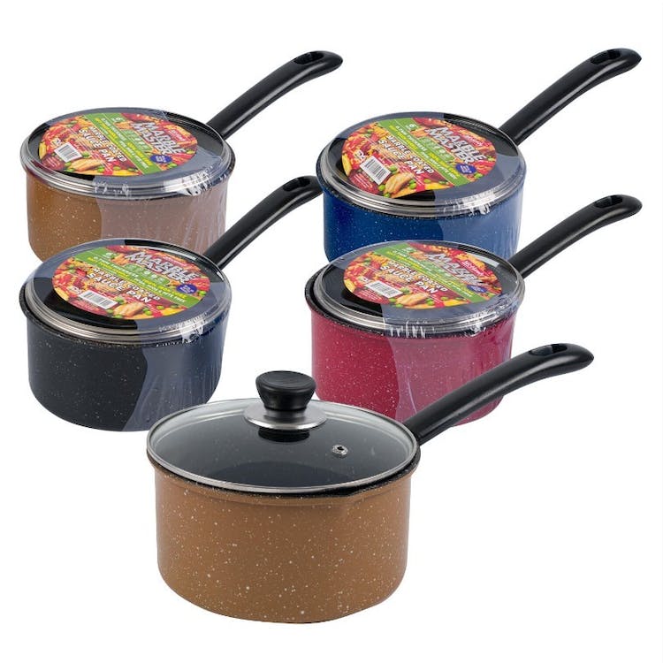 6" Saucepans with Lid - Four Colors 2